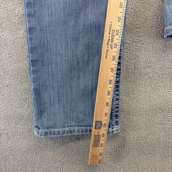 Ariat Jeans Mens 32x34 Blue Real Denim Real Straight Distressed (Measures 34x34) - Picture 8 of 10